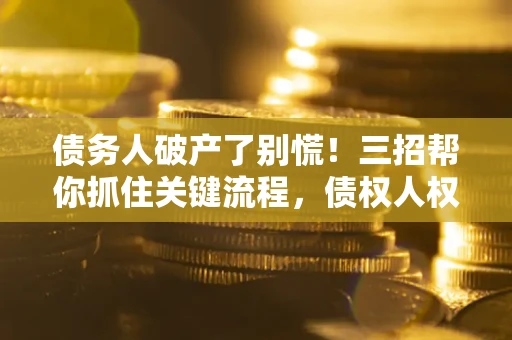 武汉债务人破产了别慌！三招帮你抓住关键流程，债权人权益不再缩水