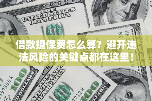 武汉借款担保费怎么算？避开违法风险的关键点都在这里！