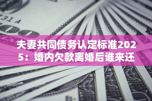 武汉夫妻共同债务认定标准2025:婚内欠款离婚后谁来还? 武汉夫妻共同债务认定标准2025:婚内欠款离婚后谁来还?