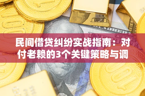 武汉民间借贷纠纷实战指南：对付老赖的3个关键策略与调解盲区解析