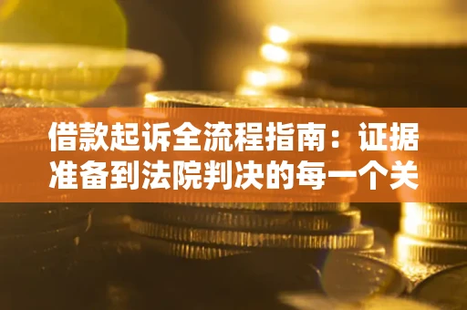 武汉借款起诉全流程指南：证据准备到法院判决的每一个关键步骤