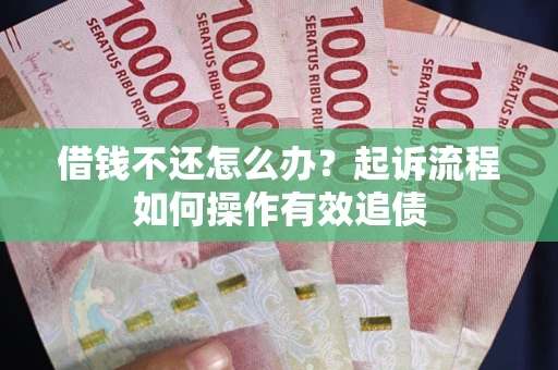武汉借钱不还怎么办？起诉流程如何操作有效追债