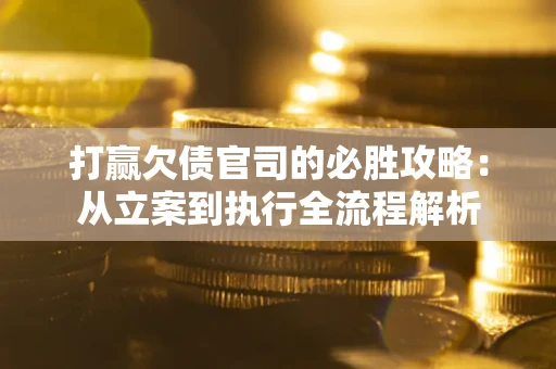 武汉打赢欠债官司的必胜攻略：从立案到执行全流程解析